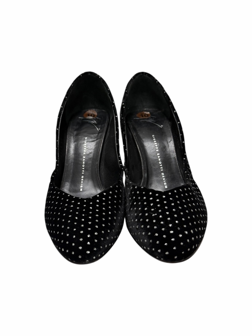 Giuseppe Zanotti Design Black/Silver Man-Made Pumps